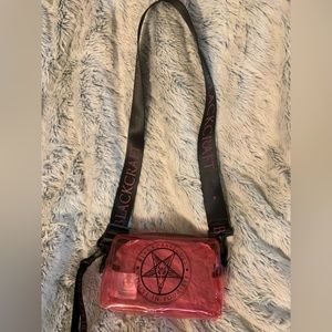 Blackcraft Cult Pink Clear Bag Crossbody Purse